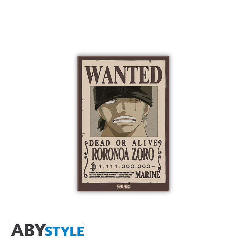 Aimant One Piece Wanted Zoro