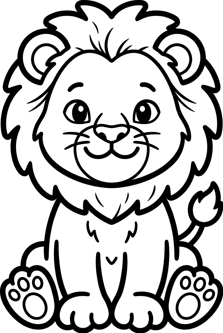 Lionceau qui sourit