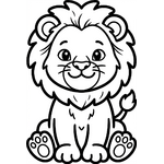 Lionceau qui sourit
