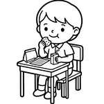 enfant avec goûter à l’école