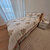 crea-arz-deco-Housse de couette 2 places + 2 taies d’oreiller Blockprint Aashraf Green