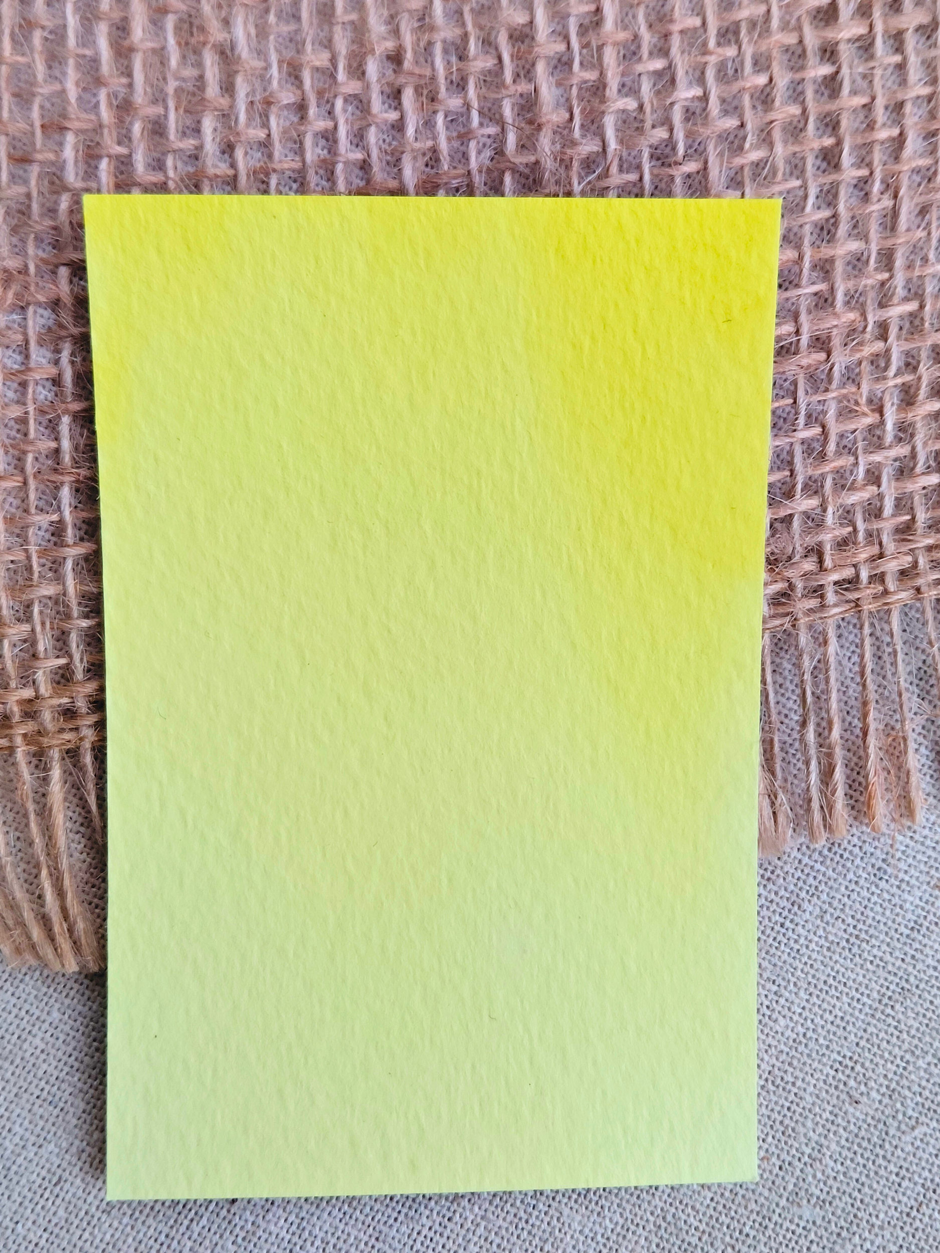 IMPÉRIAL – aquarelle artisanale jaune vif