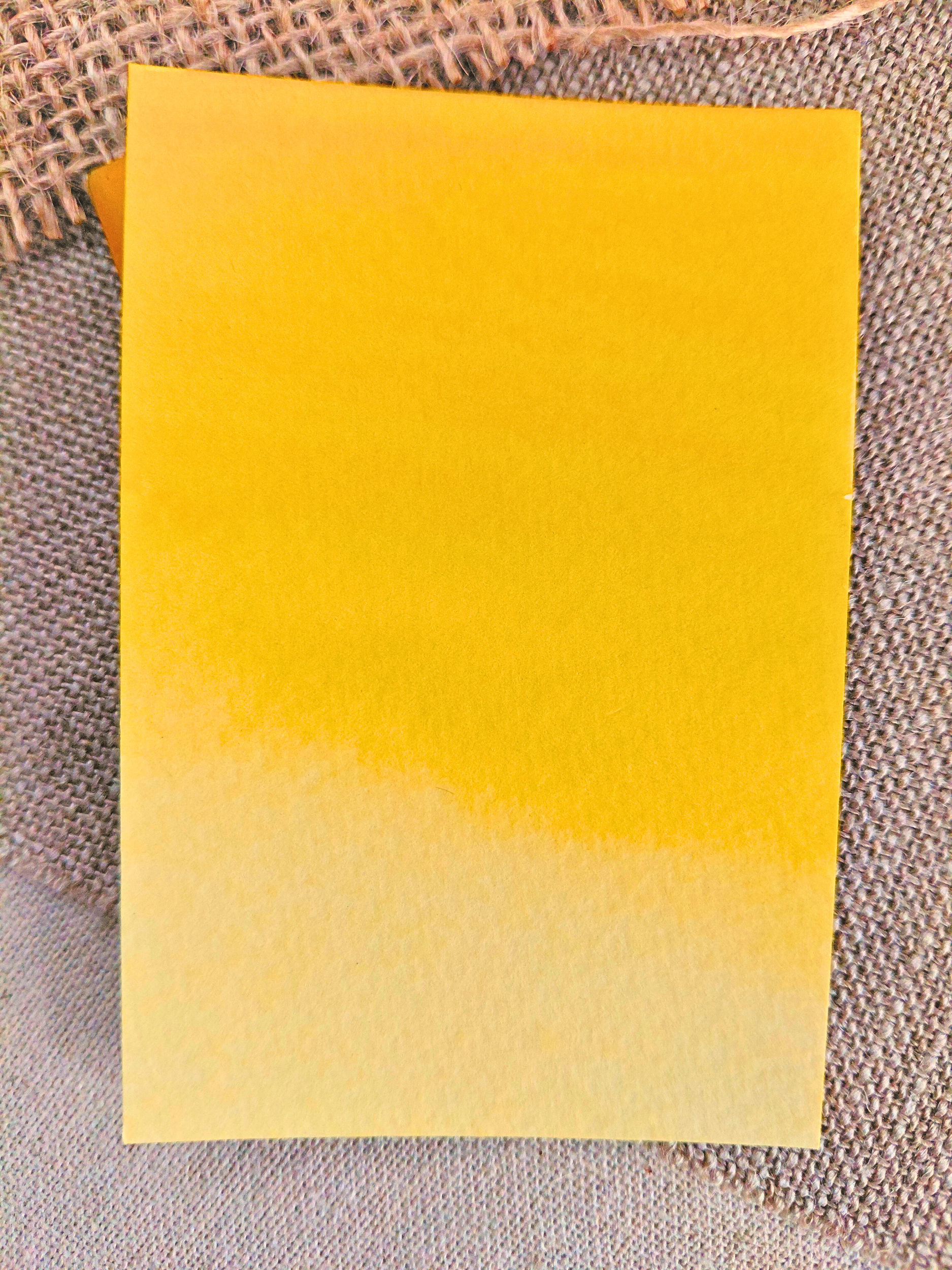 SOLIS – aquarelle artisanale jaune solaire