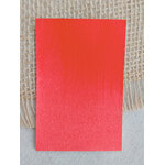 CHANCE – aquarelle artisanale rouge intense