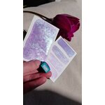 VIOLETTE DÉLICATE – aquarelle violet scintillant au mica
