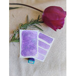 VIOLETTE DÉLICATE – aquarelle artisanale violet scintillant