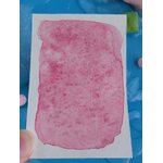 GLACE FRAISE – aquarelle artisanale rose nacré