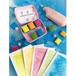 DÉLICES GLACÉS – set de 5 aquarelles artisanales dans son écrin
