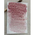 LIE DE VIN – aquarelle artisanale rouge à granulation