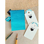 ESSENCE – aquarelle artisanale extra-fine turquoise avec pinceaux et nuancier