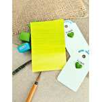 CITRUS – aquarelle artisanale vert clair avec pinceaux et nuancier