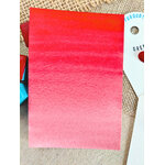 GRENADE – aquarelle artisanale rouge grenade
