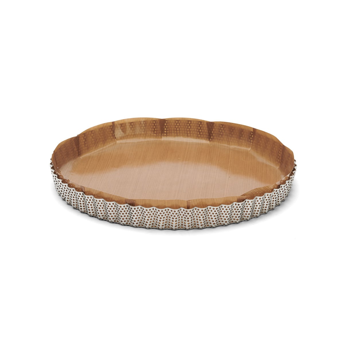 moule-a-tarte-inox-perfore-o28cm-2-feuilles-de-cuisson-antiadhesive 321428