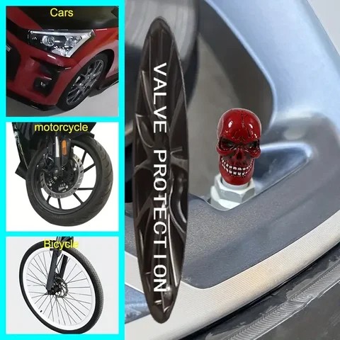 8_Lot_de_4_Bouchons_de_valve_de_pneu_image_1