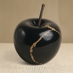 Pomme en céramique noire