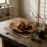 plateau_bois_teck-wabi_sabi_home_style-fruits-décoration-artisanal-scultée-4