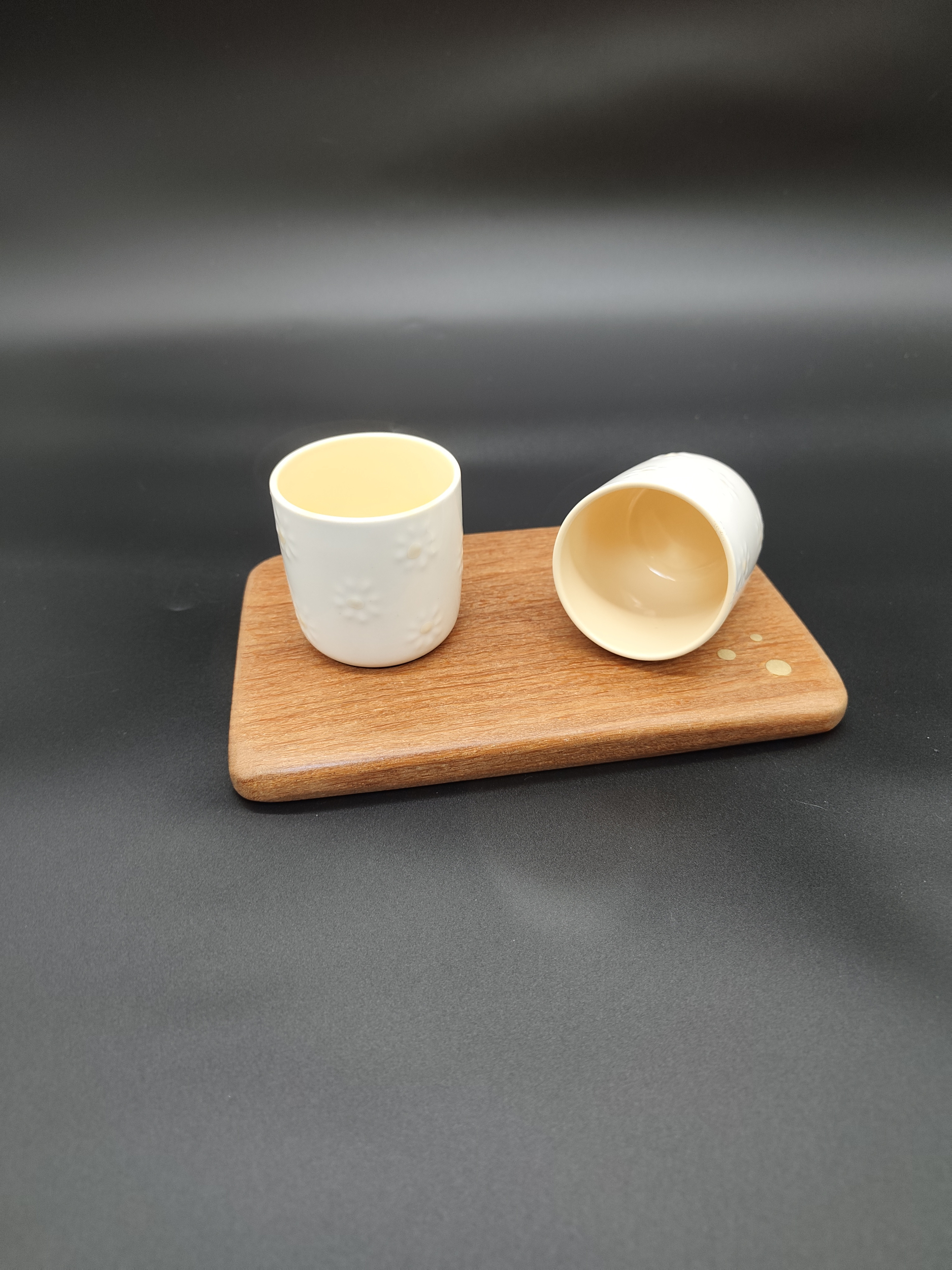 duo café (blanc-jaune)