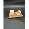 duo café (blanc-jaune)