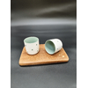 duo café (blanc-vert)