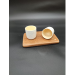duo café (blanc-jaune)
