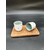 duo café (blanc-vert)
