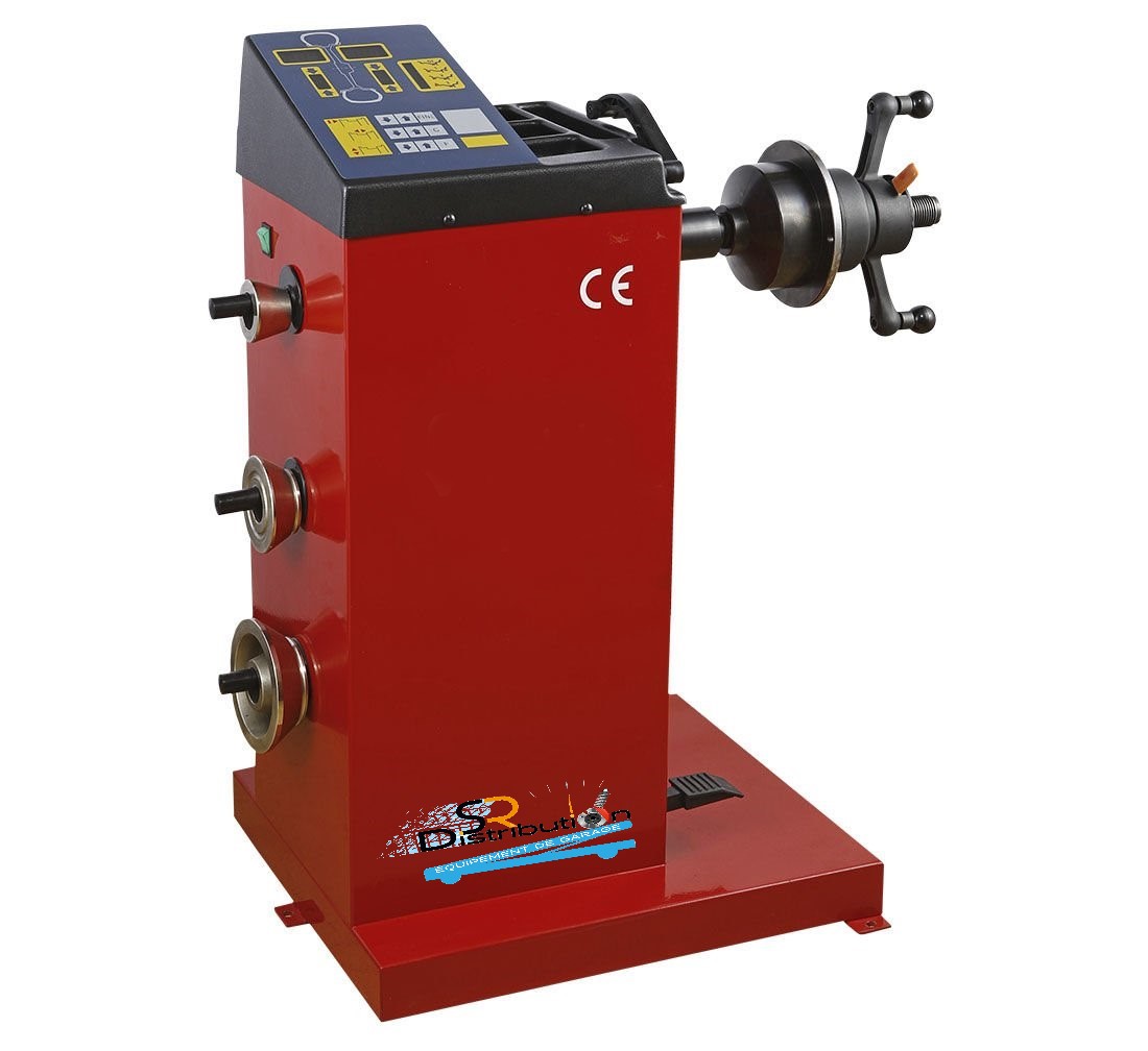 PACK MACHINE À PNEU + ÉQUILIBREUSE DE ROUE MANUELLE + COMPRESSEUR 220 VOLTS