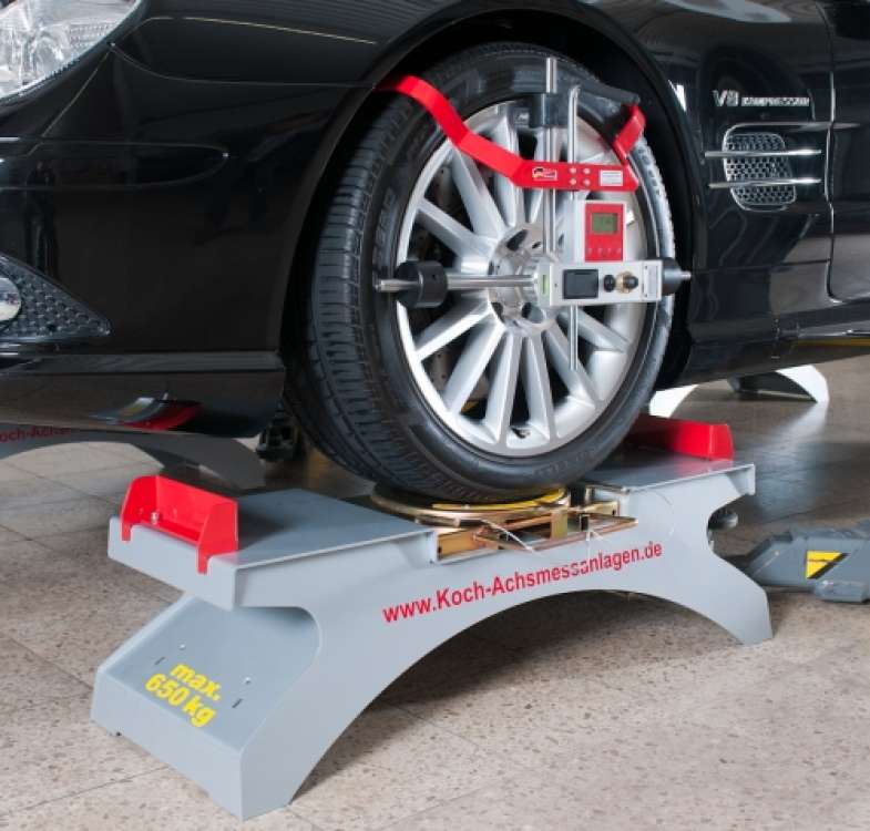 Kit De Parallélisme Pneus Avec 2 Plaques En Acier Et 2 Rubans De 3m – Mesure Précise Du Carrossage/Pincement