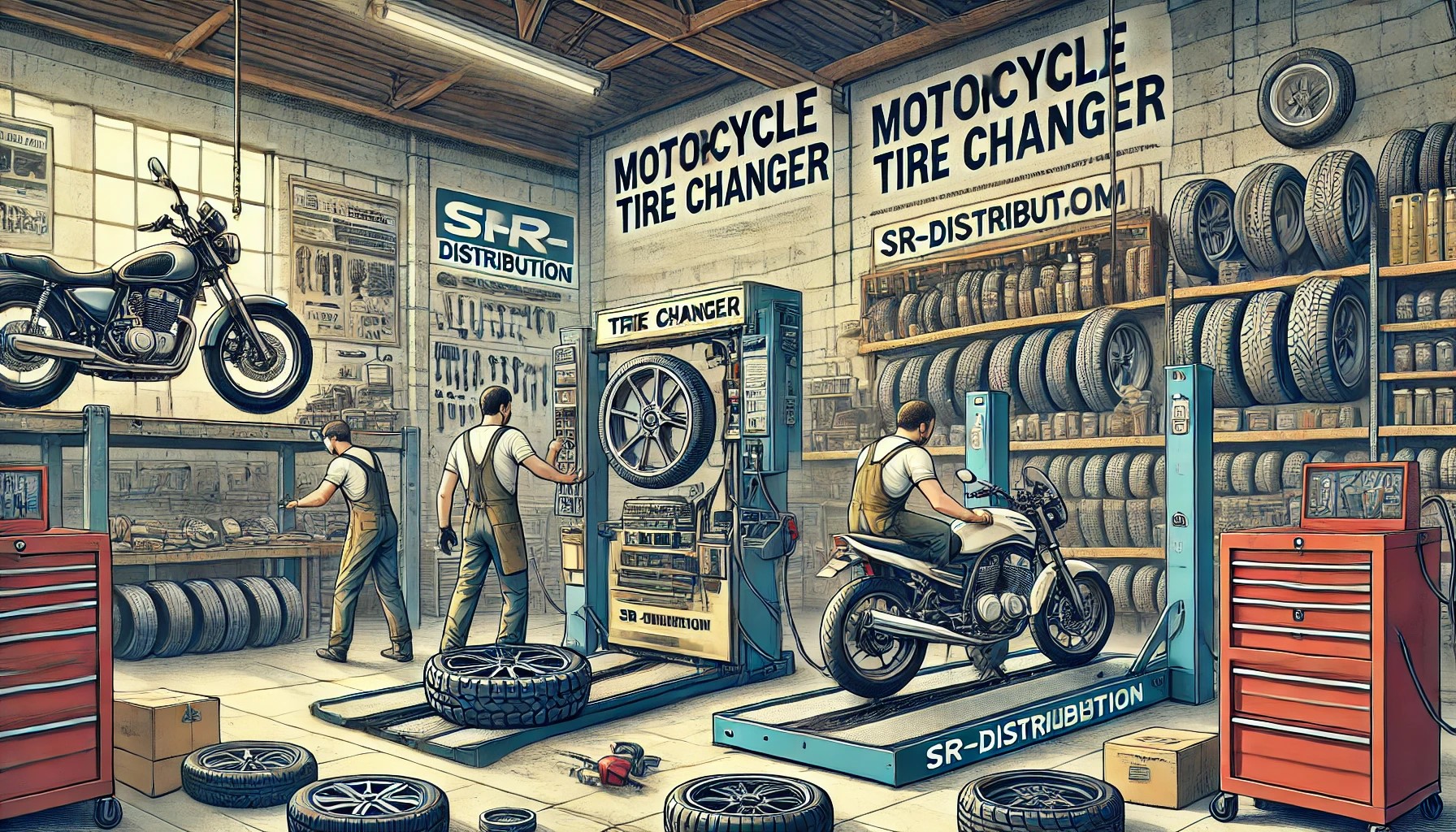 Démonte-Pneu Moto vs. Démonte-Pneu Voiture : Les Différences Clés
