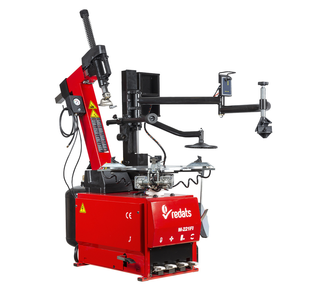 Démonte-pneus-automatique-avec-bras-dassistance-3D-1-et-gonfleur-REDATS-M-221FI (2)