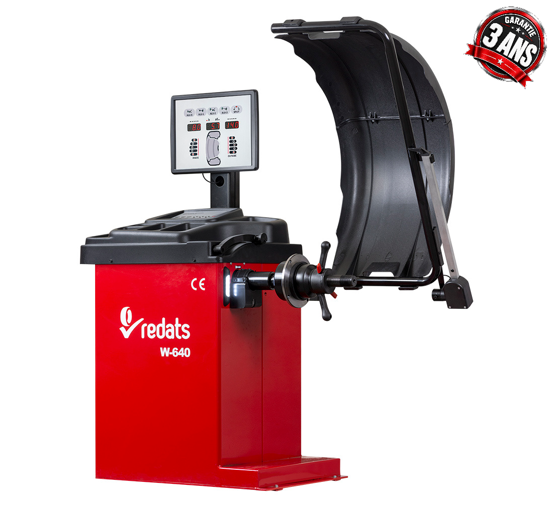 Équilibreuse de roues 100% automatique  – REDATS W-640-4