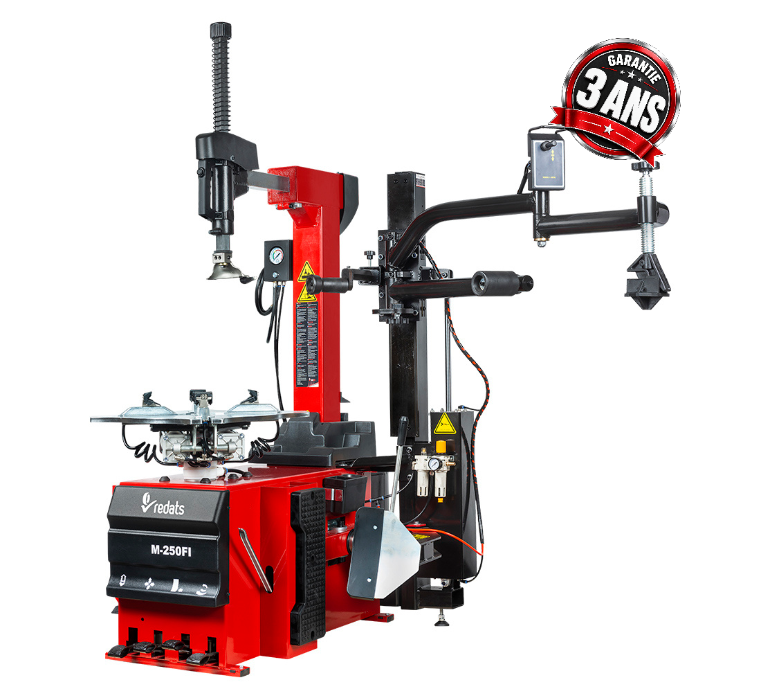 Démonte-pneus-automatique-REDATS-M-250FI-bras-assistance-gonfleur