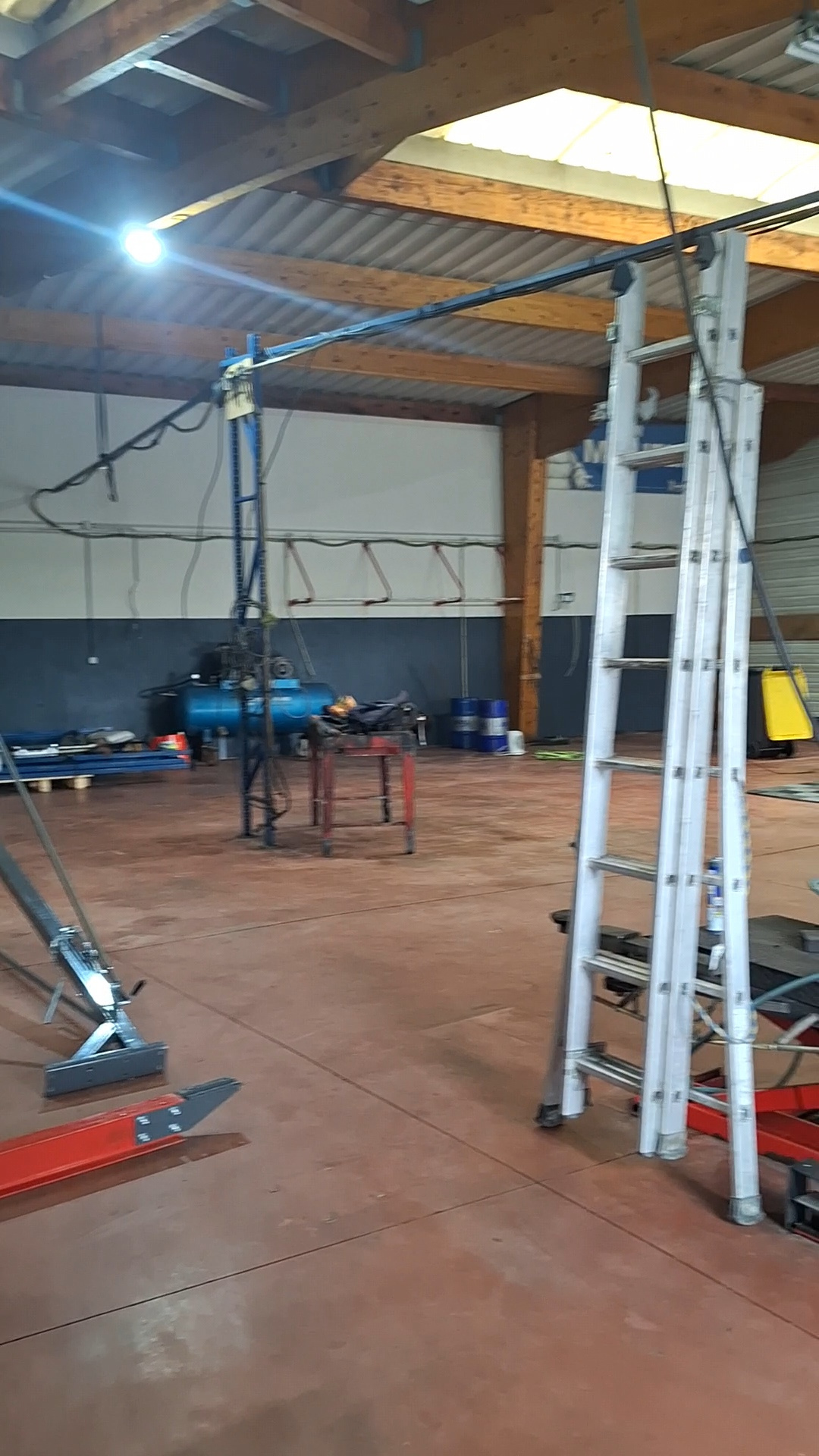 Atelier Point S avant l'installation