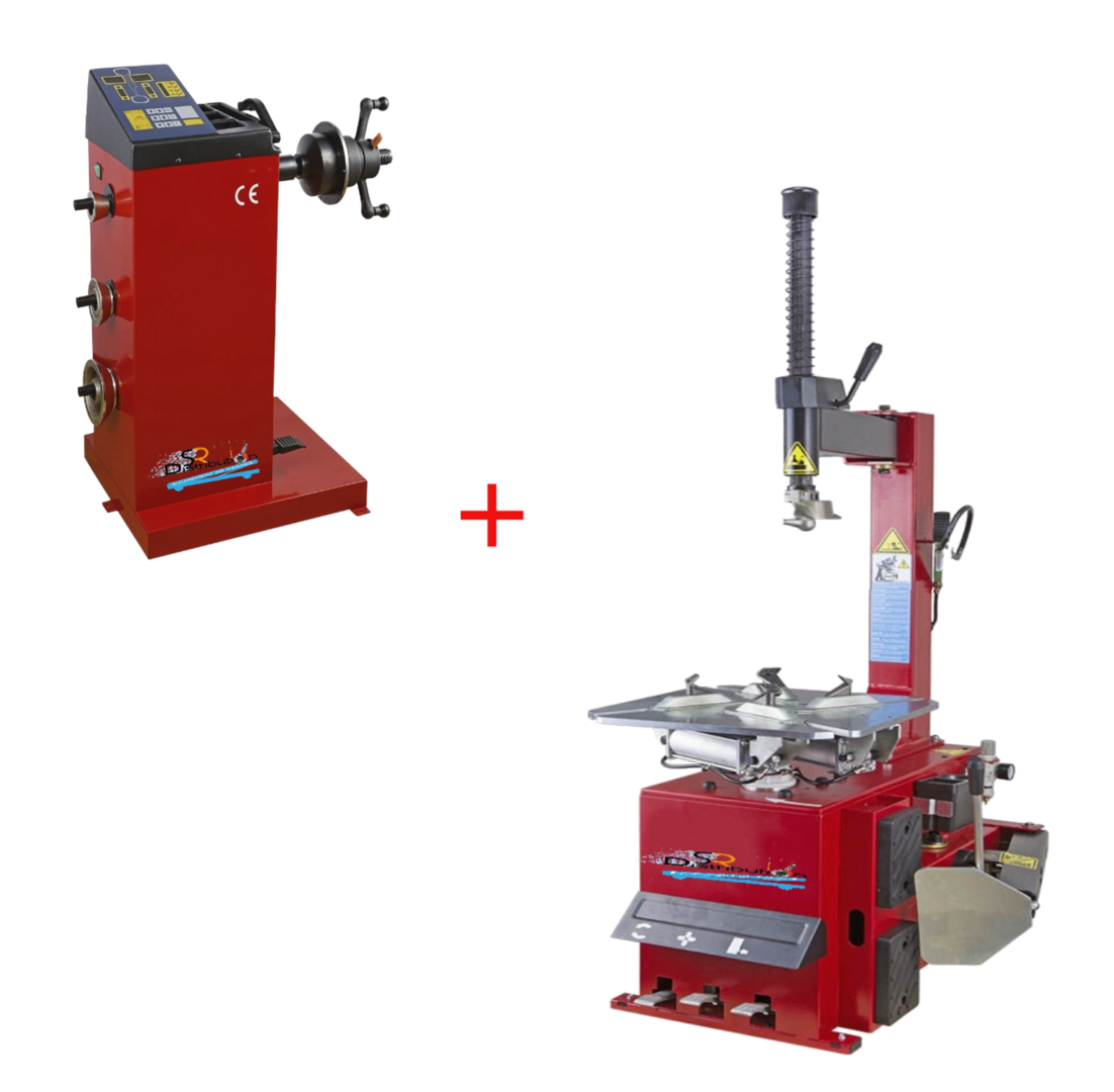 MACHINE DÉMONTE PNEU AUTOMATIQUE 24P RUNFLAT 380V - MACHINE À PNEUS