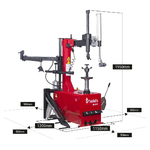 Démonte-pneus semi-automatique avec bras de levage RUN-FLAT REDATS M-215-1