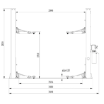 dimensions pont elevateur l-205 redats -1