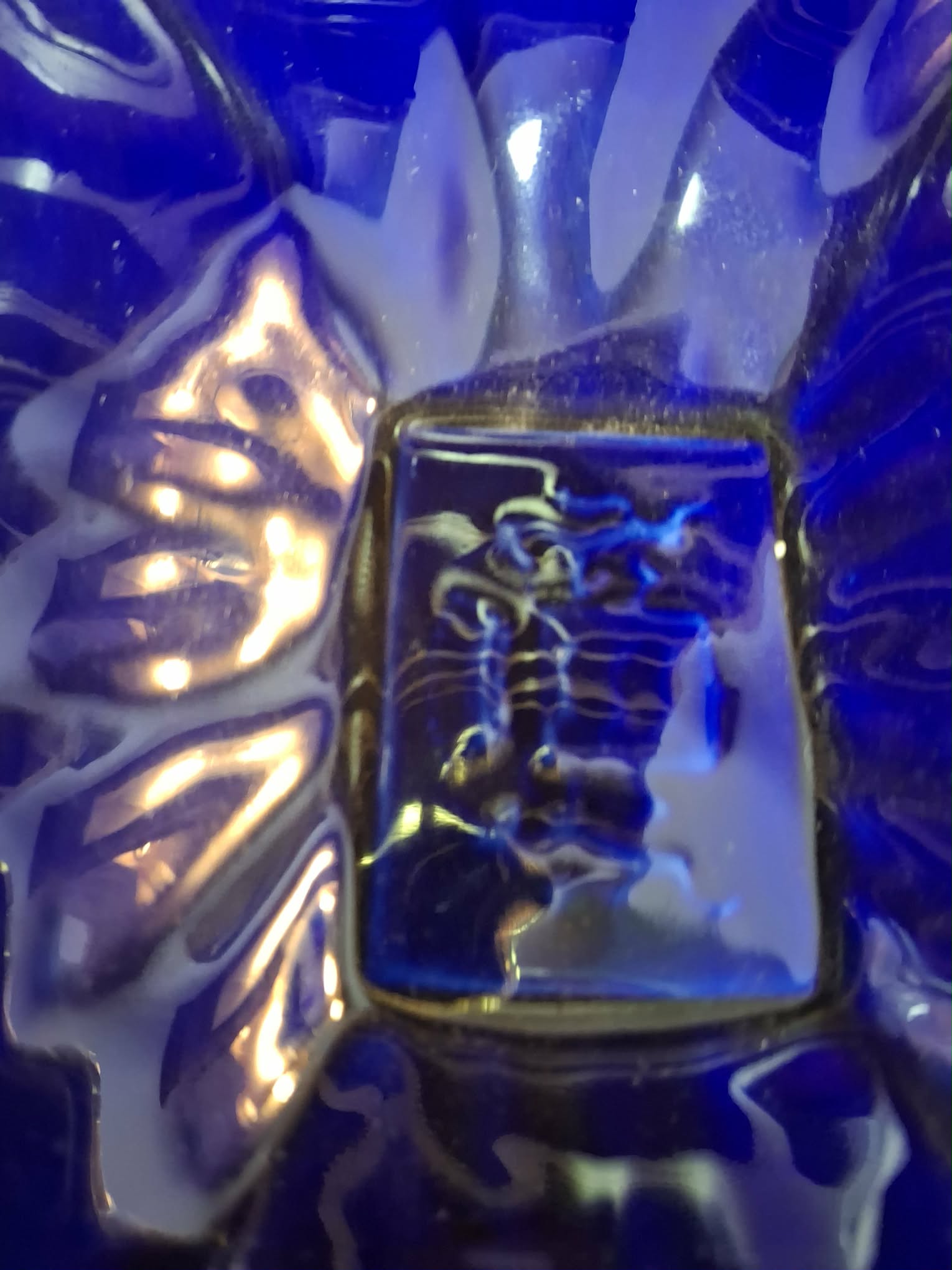 cendrier cognac bleu 2