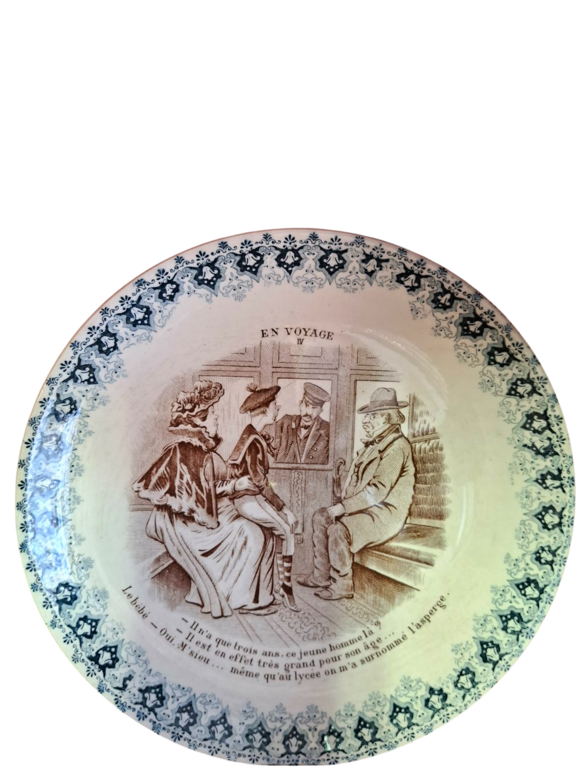 assiettes parlante en voyage