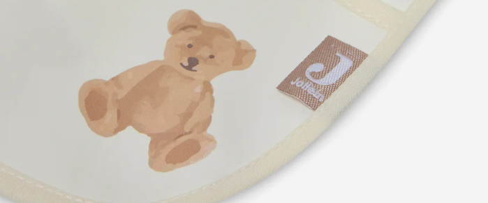 Bavoir teddy bear manche