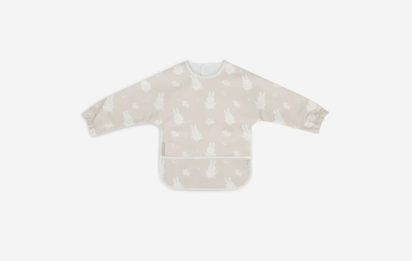 Bavoir à Manches Imperméable Miffy &amp; Snuffy - Nougat