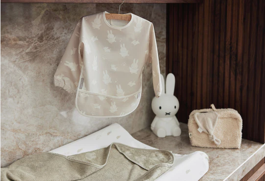 Bavoir à Manches Imperméable Miffy &amp; Snuffy - Nougat 3