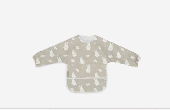 Bavoir à Manches Imperméable Miffy &amp; Snuffy - Olive Green