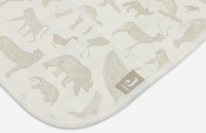 Bavoir à Manches Imperméable Animals - Olive Green 2