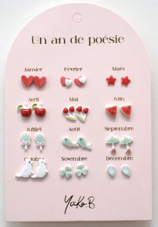 Boucle doreille YB-500-223