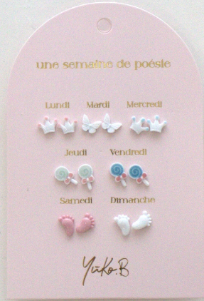 Boucle doreille YB-500-288