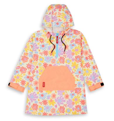 PONCHO RETRO FLOWERS