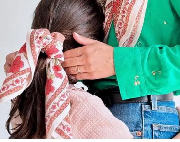 Foulard Jaipur grenat.2