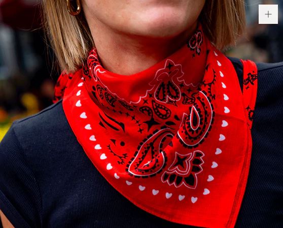 FOULARD ROUGE