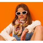 Foulard indore ocre