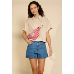 Banane olivia fucshia vichy