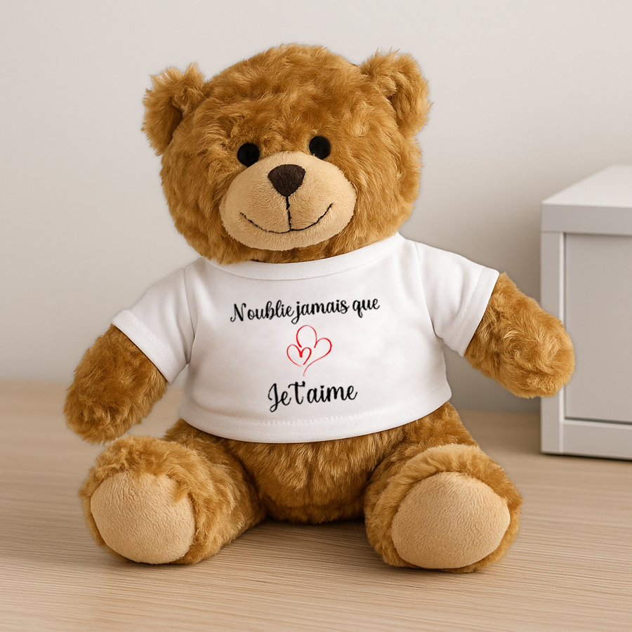 Ourson sublimé personnalisé